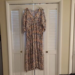 Cato Pastel Floral Maxi Dress Size 26/28